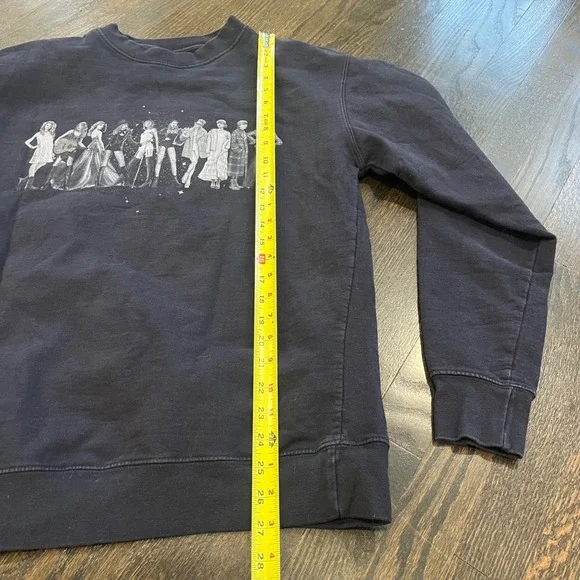Taylor‎ Swift Midnights Era Tour Crewneck Sweatshirt Blue Women's Large - Picture 6 of 7